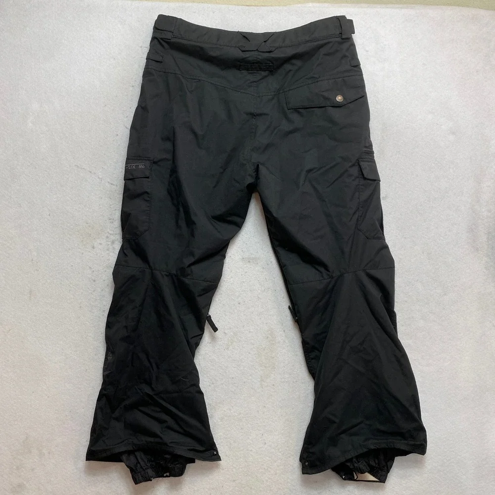 686 Smarty Cargo Pants Mens Large Black Snowboard Ski KCR204 Thermal Rating 7